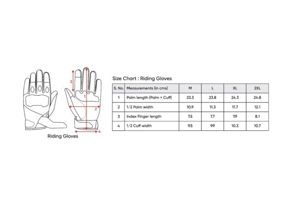 TVS Racing Race Riding Gloves for Men-Thermo-Plastic Rubber Protected, Touch Screen Compatible, & Visor Wiper Fingertips-Premium Bike Gloves for Off Roads (Black & Neon-M) - Image 8