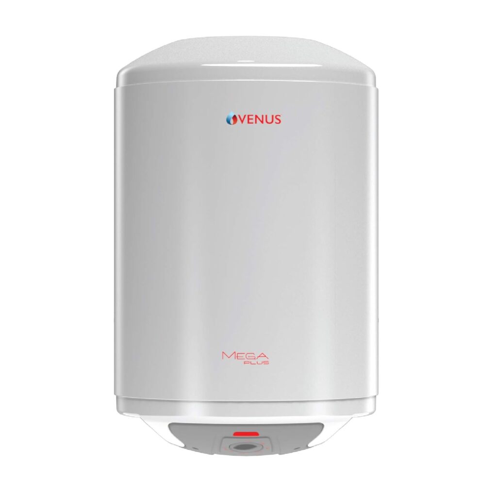 Venus MegaPlus 25EV 25-Litre Storage Water Heater (White, BEE Star Rating – 4 Stars) ISI Marked | Porecelain Enamel Glasslined Tank | Guarantee – 5 Years on Inner Tank.