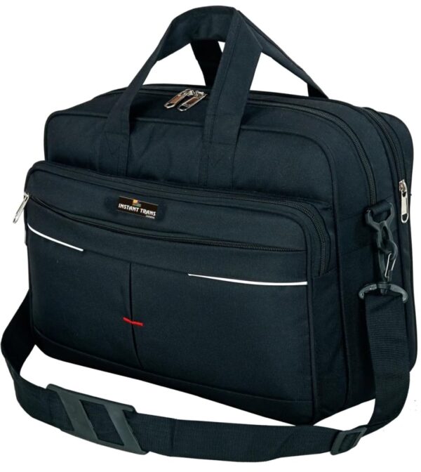 Shoulder bag Cross Body For Men women Office Travel Bags Stylish Hand Luggage Waterproof Messenger Bag (Black, 20 L) - Image 2