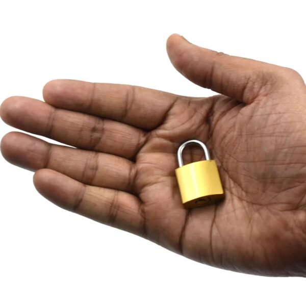 Suzec Premium 20 Mm Copper Key Lock With 2 Additional Keys | Ideal For Suitcase, Small Bag, Home Shutters Cabinet - Image 5