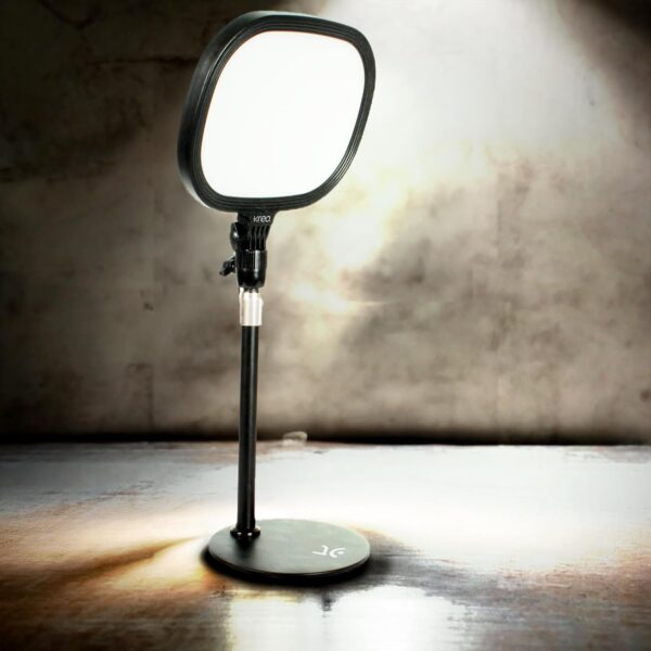 Kreo Slab Key Light Video Light Adjustable Photography Fill Light Five Color Temperatures 3200K-5600K Adjustable Brightness 1455 Lumens 120 Light Beads CRI 95+ with Extendable Light Stand for Video - Image 9