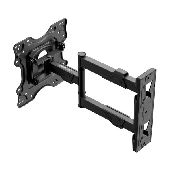 Amazon Basics Wall Mount for 32 to 55 inch TV with 6-Way Swivel Tilt | Full Motion Cantilever for LED, LCD, Plasma TV | Six-Way Precision Adjustments | Effortless Setup & Modern Minimalism (Black) - Image 11