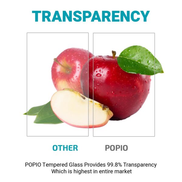 POPIO Tempered Glass Screen Protector Compatible for DJI Osmo Pocket 3 Action Camera (Transparent) Edge To Edge Full Screen Coverage With Installation Kit, Complete Set Of 2 Glass - Image 4