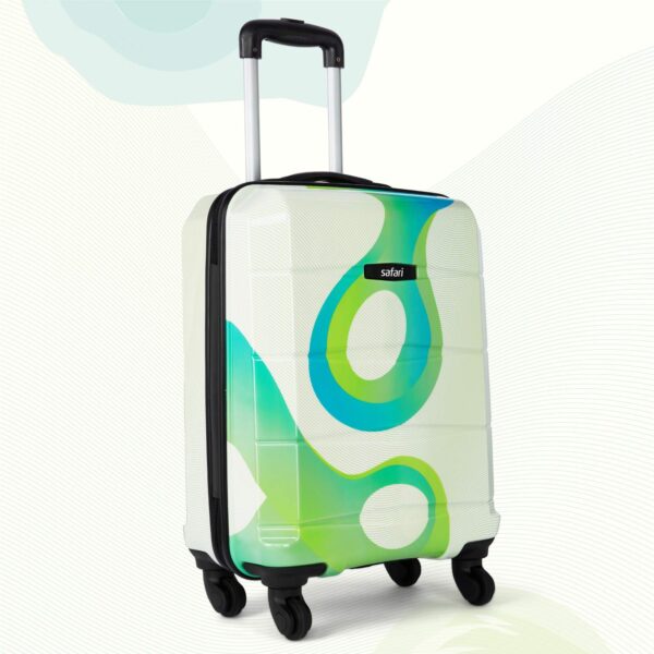 Safari Tiffany 55 Cms Small Cabin Trolley Bag Hard Case Polycarbonate 4 Wheels 360 Degree Wheeling System Luggage, Trolley Bags for Travel, Suitcase for Travel, Multicolour - Image 8