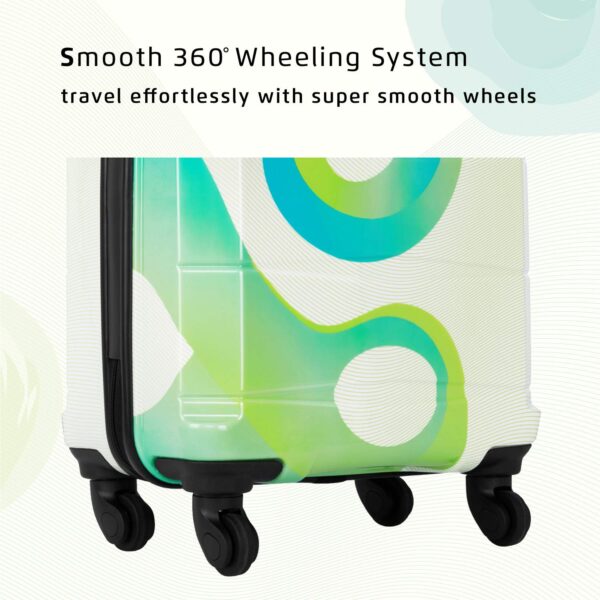 Safari Tiffany 55 Cms Small Cabin Trolley Bag Hard Case Polycarbonate 4 Wheels 360 Degree Wheeling System Luggage, Trolley Bags for Travel, Suitcase for Travel, Multicolour - Image 5
