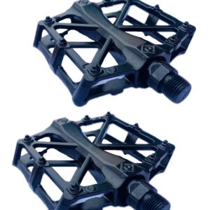 Wavva® Mountain Bike Pedals MTB Pedal for BMX Non-Slip Lightweight Aluminum Alloy Off Road Bicycle Cycling Platform Cycle Pedal. (Quality Product Only)