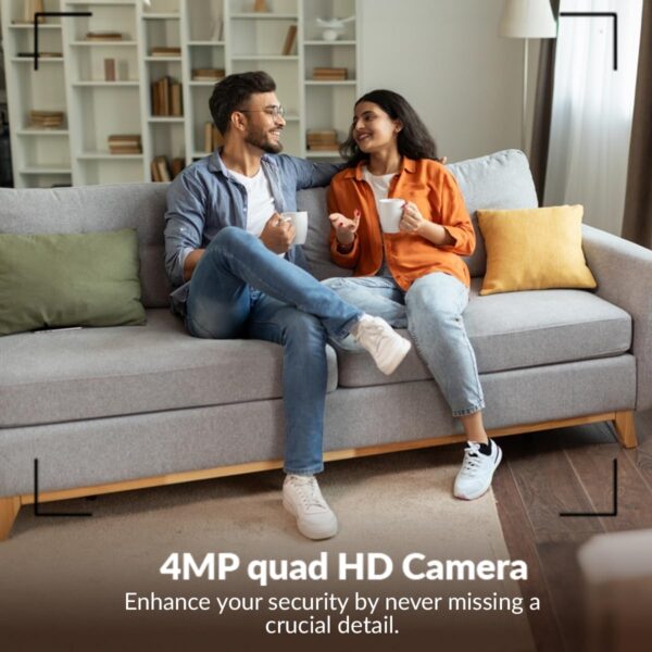 CP PLUS 4MP Wi-fi PT Home Security Smart Camera | 360˚ with Pan & Tilt | Two Way Talk | Cloud Monitoring | Motion Detect | Night Vision | Supports SD Card (Up to 128 GB) | Alexa & OK Google - CP-E41A - Image 9