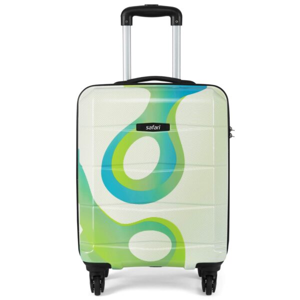 Safari Tiffany 55 Cms Small Cabin Trolley Bag Hard Case Polycarbonate 4 Wheels 360 Degree Wheeling System Luggage, Trolley Bags for Travel, Suitcase for Travel, Multicolour - Image 2