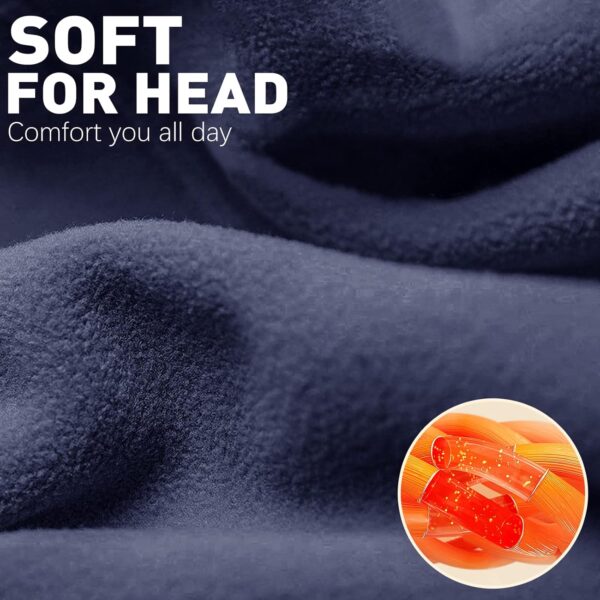 Fleece Ear Warmers/Muffs Headband for Men & Women Kids Perfect for Winter Running Yoga Skiing Work Out Riding Bike in Cold and Freezing Days - Image 4