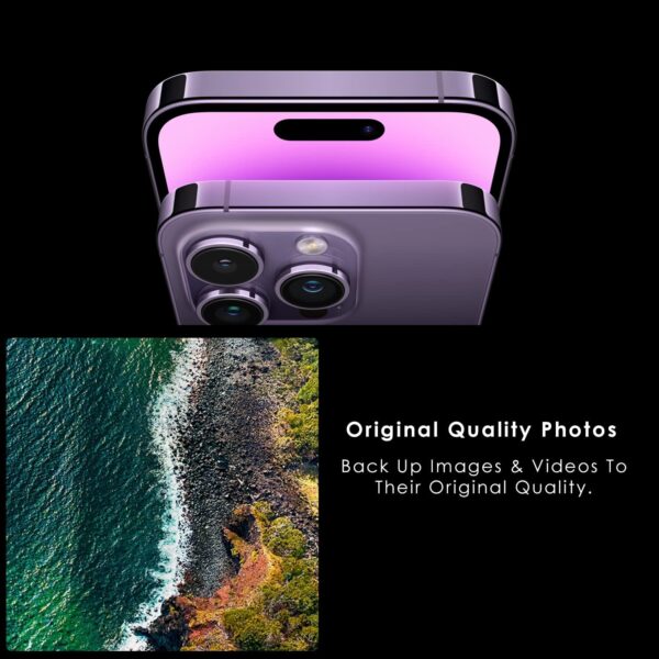 Amazon Brand - Solimo Tempered Glass Camera Lens Protector for iPhone 15(6.1 Inch)& iPhone 15 Plus(6.7 Inch)|Anti-Scratch|Black Tempered Glass - Image 4