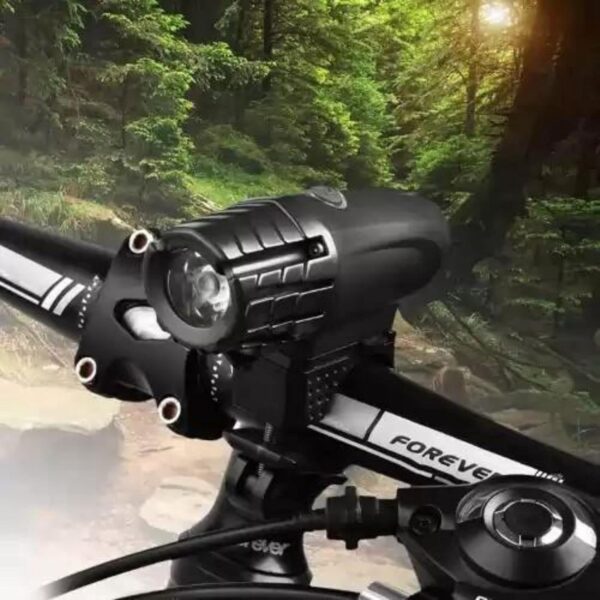 FABSPORTS USB Rechargeable Bike Headlight/Front Light with 360 Degree Rotation, Easy Installation & IP65 Waterproof, for Kids Men Women Safe Cycling at Night - Image 6