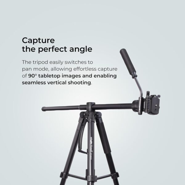 DIGITEK® (DPTR 895VD) 195 CM Tripod Cum Monopod with Aluminum Alloy & Multipurpose Head, 3-Way Head, Lightweight 590MM Folded with Carry Bag, Max Load 5Kg, Ideal for DSLR, DV Camera's - Image 8