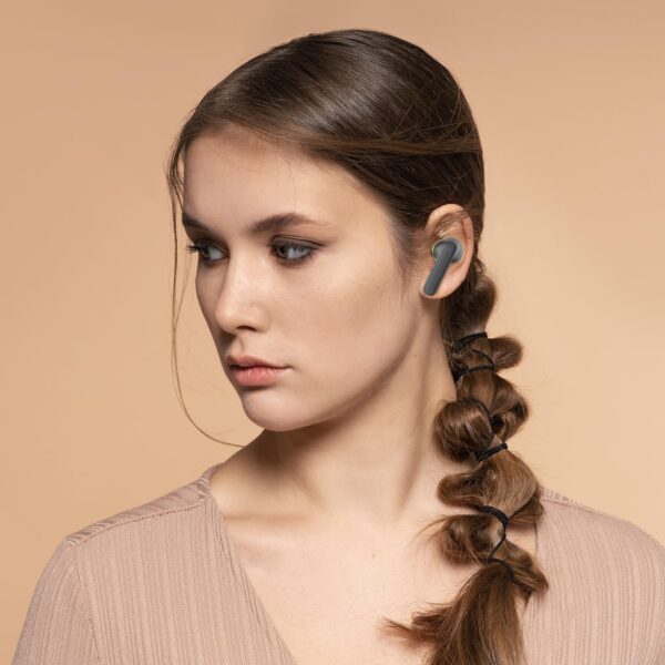 amazon basics TWS in-Ear Earbuds (AB-T17) with Fast Charging up to 70 Hours of Playtime | Dual 13mm Driver | IPX4 Water-Resistance | Bluetooth 5.3 | Charging Case with Mic | Touch Control (Green) - Image 9