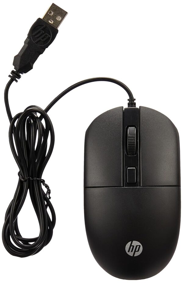 HP M070 Ergonomic Wired Mouse/ 1.5M USB Cable/Optical Engine/Accurate Positioning/ 1600 DPI with Adjustable DPI 1000-1200/3 Years Warranty - Image 5