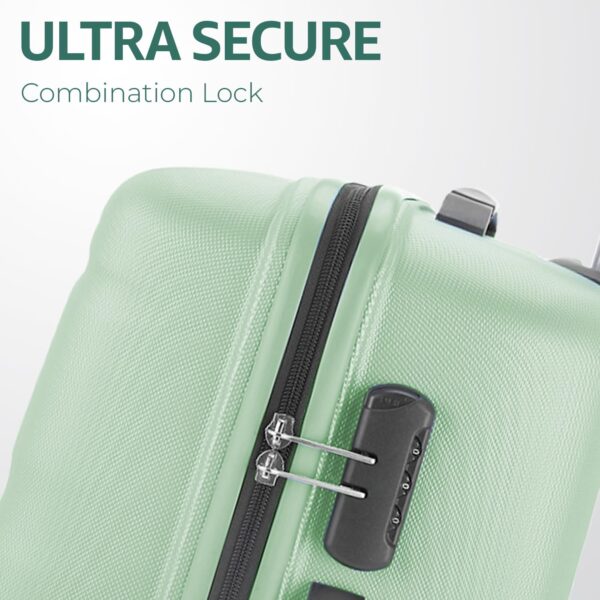 Safari Persia 8 Wheels 65cm Medium Checkin Trolley Bag Hard case Polycarbonate 360 Degree Wheeling System Luggage, Travel Bag, Suitcase for Travel, Trolley Bags for Travel, Jade Green - Image 8