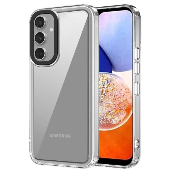 amazon basics Back Case Cover for Samsung Galaxy A35 5G (TPU + PC_Transparent) - Image 2