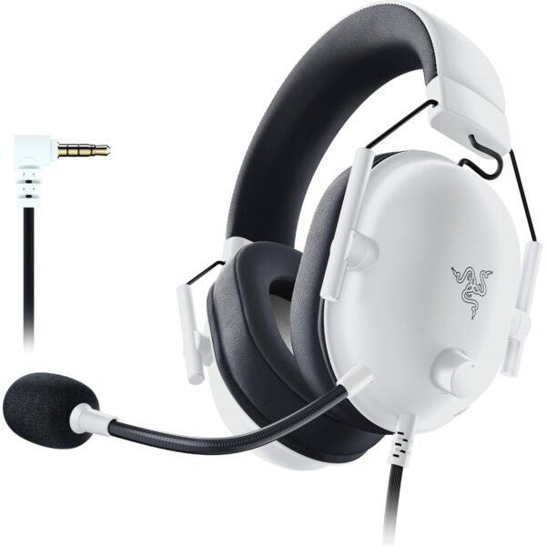 Razer BlackShark V2 X - White | Multi-Platform Wired Esports On Ear Headset - RZ04-03240700-R3M1 - Image 2