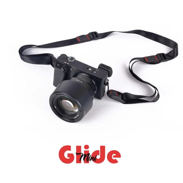 BLACKPIXEL Glide mini black strap with wristlink for cameras and drones|3in1 style (neck,sling,shoulder)|Adjustable (1450-830mm) - Image 3