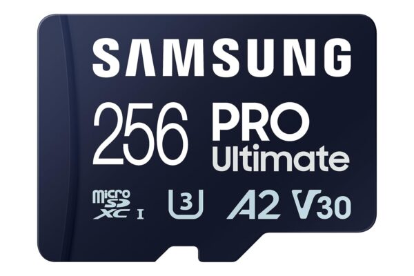 SAMSUNG PRO Ultimate microSD Memory Card + Adapter, 256GB microSDXC, Up to 200 MB/s, 4K UHD, UHS-I, Class 10, U3,V30, A2 for Action Camera, Drone, Gaming, Phones, Tablets, MB-MY256SA/WW - Image 2