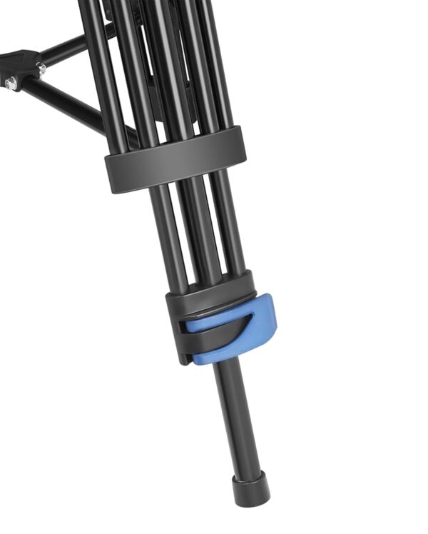 DIGITEK® (DPTR 605 VD) 183cm Heavy Duty Tripod with 2 Way Pan Head & Bubble Head, 6 Feet Max Height, 20kg Max Load, Rubberized Legs, Quick Release Head for Digital Video Cameras & GoPro Devices - Image 9