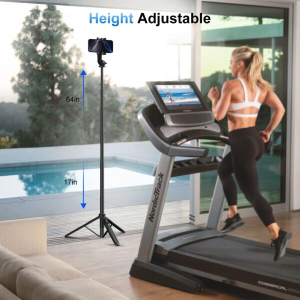 Mobilife 64" Multi-Function Selfie Stick Tripod Long Selfie Stick for iPhone&Android Multiple Mount for Camera Gopro Fill Light Aluminum Portable Mobile Tripod with Bluetooth Remote,Black - Image 5