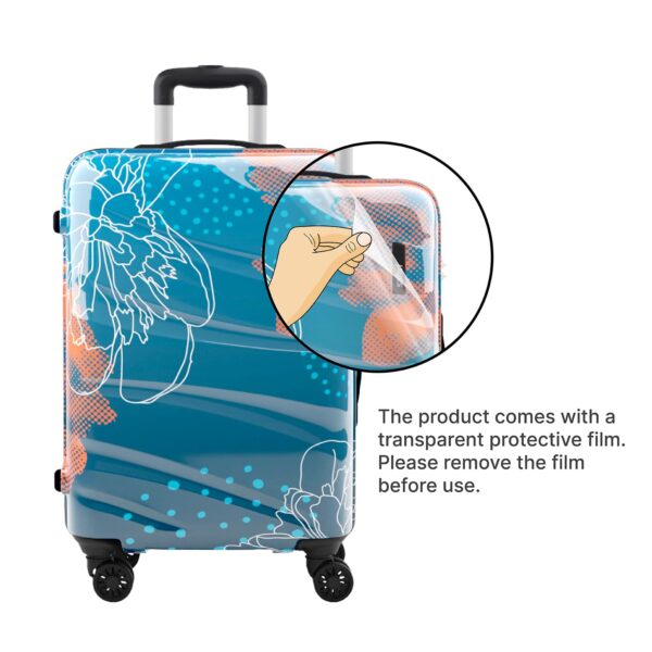 Safari Plastic Serene Hardside Suitcase, Lightweight And Scratch Resistant, Fixed Combination Lock, 360 Degree Dual Wheels, Telescopic Handle, Check-In Luggage Trolley Bag, Large, 75Cm - Image 7