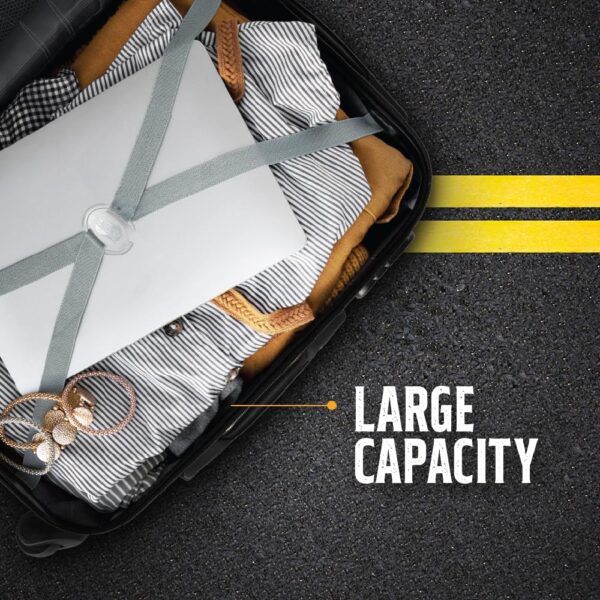 Kamiliant American Tourister Harrier 56 Cms Small Cabin Polypropylene (Pp) Hard Sided 4 Wheeler Spinner Wheels Luggage Suitcase (Grey) - Image 7