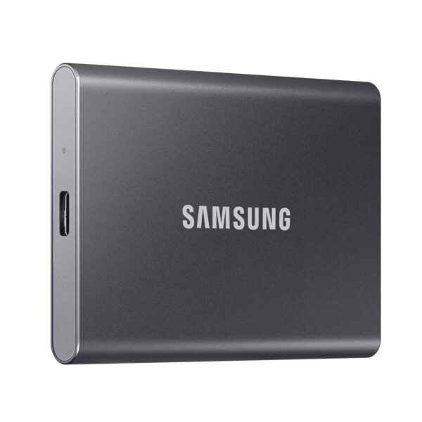 Samsung T7 2TB Up to 1,050MB/s USB 3.2 Gen 2 (10Gbps, Type-C) External Solid State Drive (Portable SSD) Grey(MU-PC2T0T) - Image 2