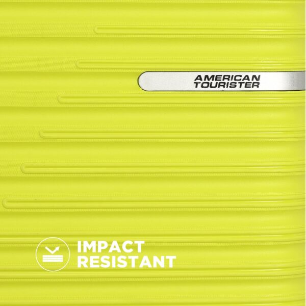 American Tourister Liftoff 79 CM Large Check-in Polypropylene (PP) Hard 8 Wheels Spinner Luggage/Suitcase/Trolley Bag for Travel (Apple Green) - Image 4