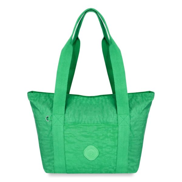 Storite 33cm Nylon Travel Duffle Bag for Women – Stylish Weekender & Overnight Luggage, Trendy Shoulder Handbag (Mint Green - 29x11.5x33 cm) - Image 2