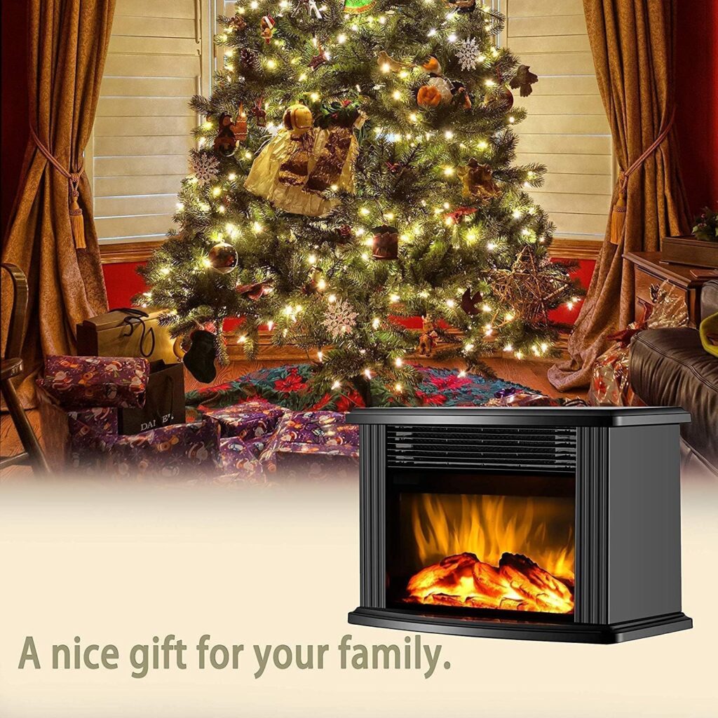 Gitesh Winter Special Looks Beautiful Smart Household Room Mini Radiators Electric Fireplace Tabletop Portable Heater,1000W, Frame,Space Heater.[1 PCS]