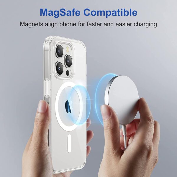amazon basics Back Case Cover For Iphone 14 Pro Max (Thermoplastic Polyurethane_Clear) - Image 6