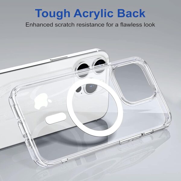 amazon basics Back Case Cover For Iphone 14 Pro Max (Thermoplastic Polyurethane_Clear) - Image 7