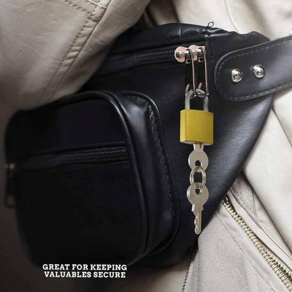 Suzec Premium 20 Mm Copper Key Lock With 2 Additional Keys | Ideal For Suitcase, Small Bag, Home Shutters Cabinet - Image 3