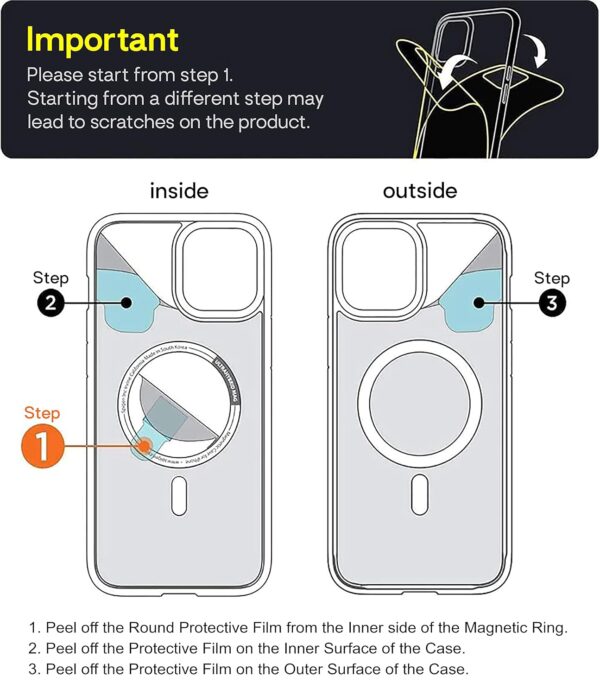 amazon basics Back Case Cover For Iphone 14 Pro Max (Thermoplastic Polyurethane_Clear) - Image 9