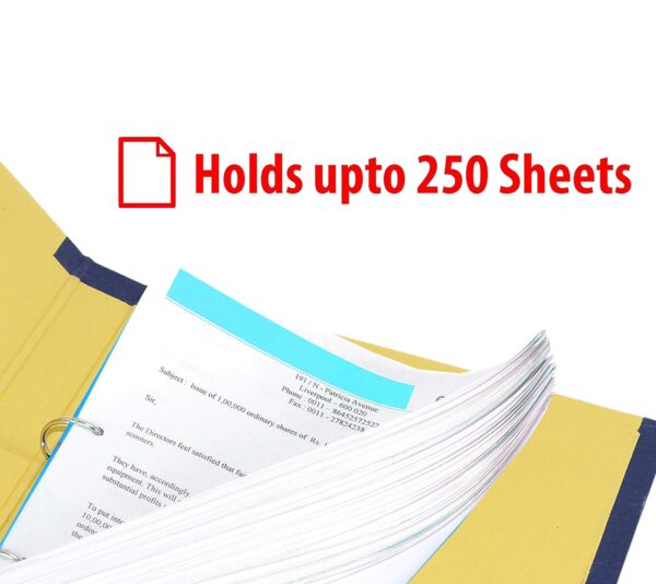 DAHSHA 12 Pack Spring Files A4 Size Paper Folder Cobra File Document Organizer Certificates Holder- Color May Vary (35 x 26 x 3.5 cm) - Image 5