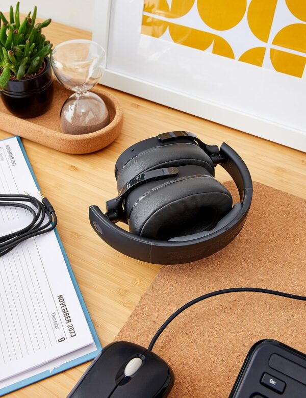 Skullcandy Hesh ANC Bluetooth Wireless Over-Ear Headphones with Mic (Black) - Image 3