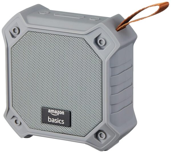 AmazonBasics 5W Bluetooth 5.3 Speaker, Upto 36 Hrs Playtime, True Wireless Technology, Built in Mic, Multiple Connectivity Modes (Grey) - Image 2