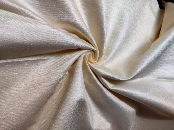 Homefab India Pack of 2 Royal Silky Cream Door Curtains with Stainless Steel Eyelets - 7 feet - Image 4