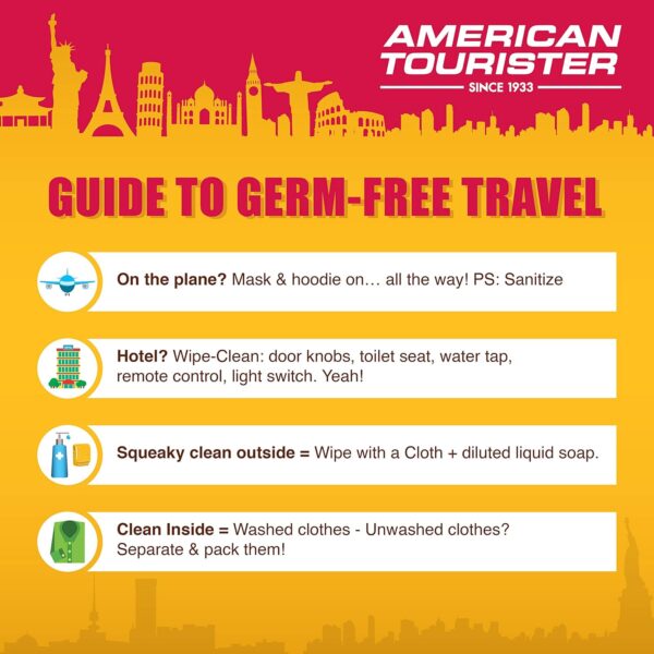American Tourister Ivy Polypropylene 68 cms Black Hardsided Check-in Luggage (FO1 (0) 09 002) with TSA Lock - Image 15
