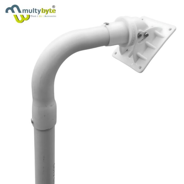 L Type 27 Inch CCTV Camera Stand Waterproof Wall Mount Bracket Holder Sturdy Rustproof Construction Universal Camera Bracket Compatible with CCTV/IP Cameras - Image 4
