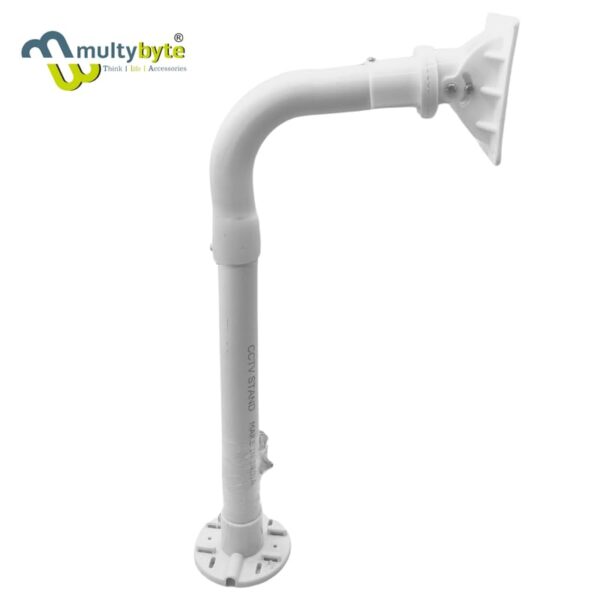 L Type 27 Inch CCTV Camera Stand Waterproof Wall Mount Bracket Holder Sturdy Rustproof Construction Universal Camera Bracket Compatible with CCTV/IP Cameras - Image 3