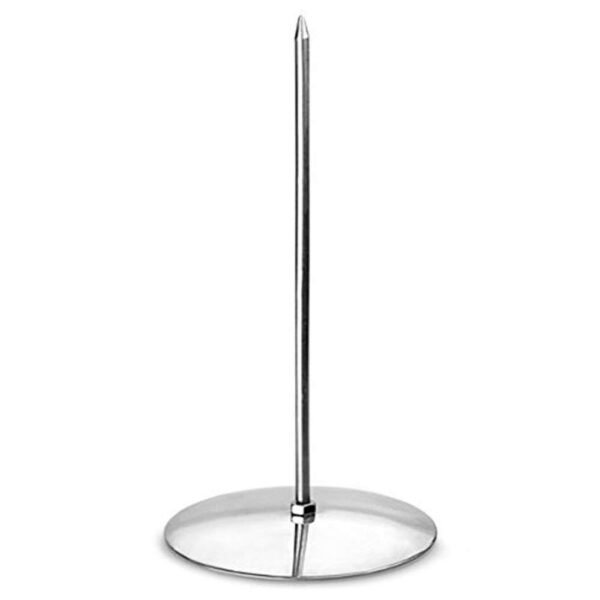 NISUN 180MM Paper Memo Holder, Stainless Steel Receipt Holder, Straight Rod Paper Memo Holder Spike, Bill Fork for Bill Receipt Note Paper Order Office Desk (4 Pack) - Image 8