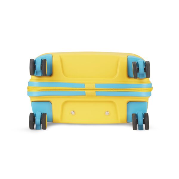 Skybags Paratrip Cabin Hardshell Luggage (55 Cm) | Polypropylene Luggage 4 Wheel Inline Trolley Bag with 8 Wheels | Bumblebee | Unisex, Small, Yellow - Image 6