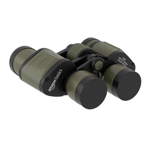 Amazon Basics 8X40 High-Power Binoculars | Ideal for Bird Watching, Sightseeing, Wildlife Trekking | FMC Lens & BAK4 Prism | Durable, Adjustable | Includes Bag & Strap (Green) - Image 2