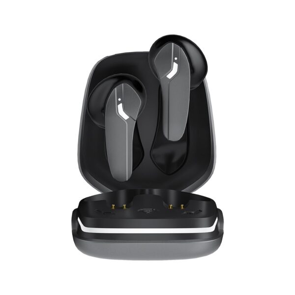 amazon basics True Wireless in-Ear Earbuds with Mic, Quad Mics ENC, Touch Control, IPX5 Water-Resistance, Bluetooth 5.3, Up to 42 Hours Play Time, Voice Assistance and Fast Charging (Grey) - Image 2