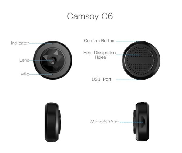 TECHNOVIEW 4k Wireless WiFi Mini Camera Full HD 1080p Recording Night Hd Vision Audio and Video Recorder Motion Detection Camera for Home Office Car Small Size Portable Design - App - OKam Pro - Image 8