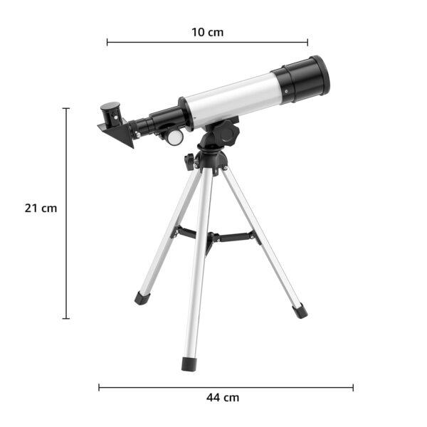Amazon Basics | 90X Zoom HD Focus Astronomical Telescope Refractor | with Mobile Stand and Portable Tripod Stand | High Power Telescope Gift for Kids | Explore Moon, Planets, Stargazing - Image 7