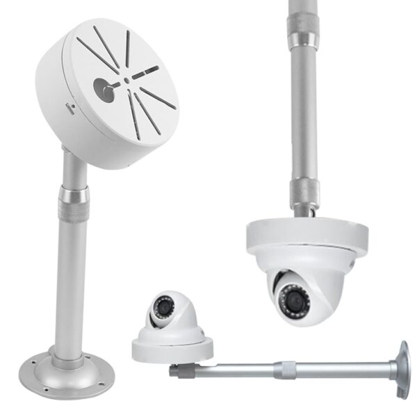 ZORBES® Security Camera Mount Bracelet, 7.8-15.7 Inches Telescopic Wall Mount, Aluminum Alloy Dome Camera Mount Universal Camera Wall Mounting Bracket for CCTV Security Camera/IP Camera - Image 2