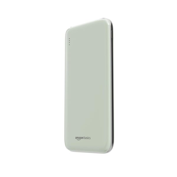 Amazon Basics 10000 mAh 22.5W Ultra Fast Charging Power Bank | Type C Power Delivery (Input & Output) | Quick Charge | Two-Way Fast Charging (Lime) - Image 2